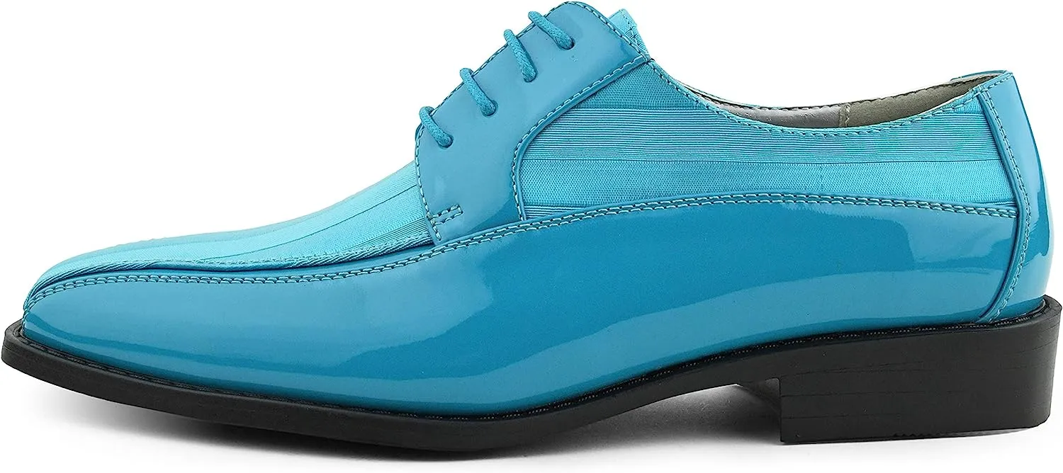 Men's Black Formal Oxford Style Dress Shoes