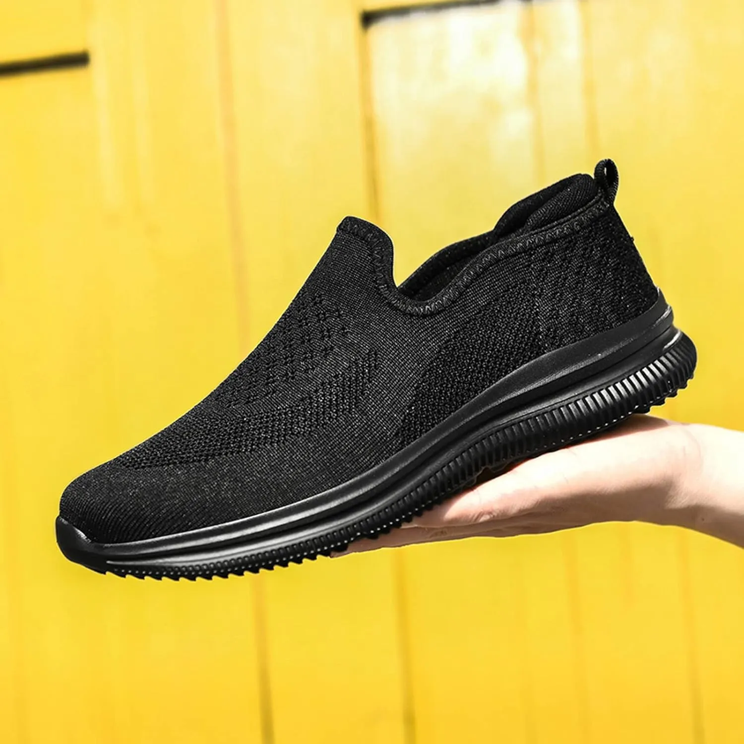 Men's Breathable Loafers Men's Casual Non-Slip Walking Shoes Slip On Comfortable Non-Slip Lightweight Casual Shoes