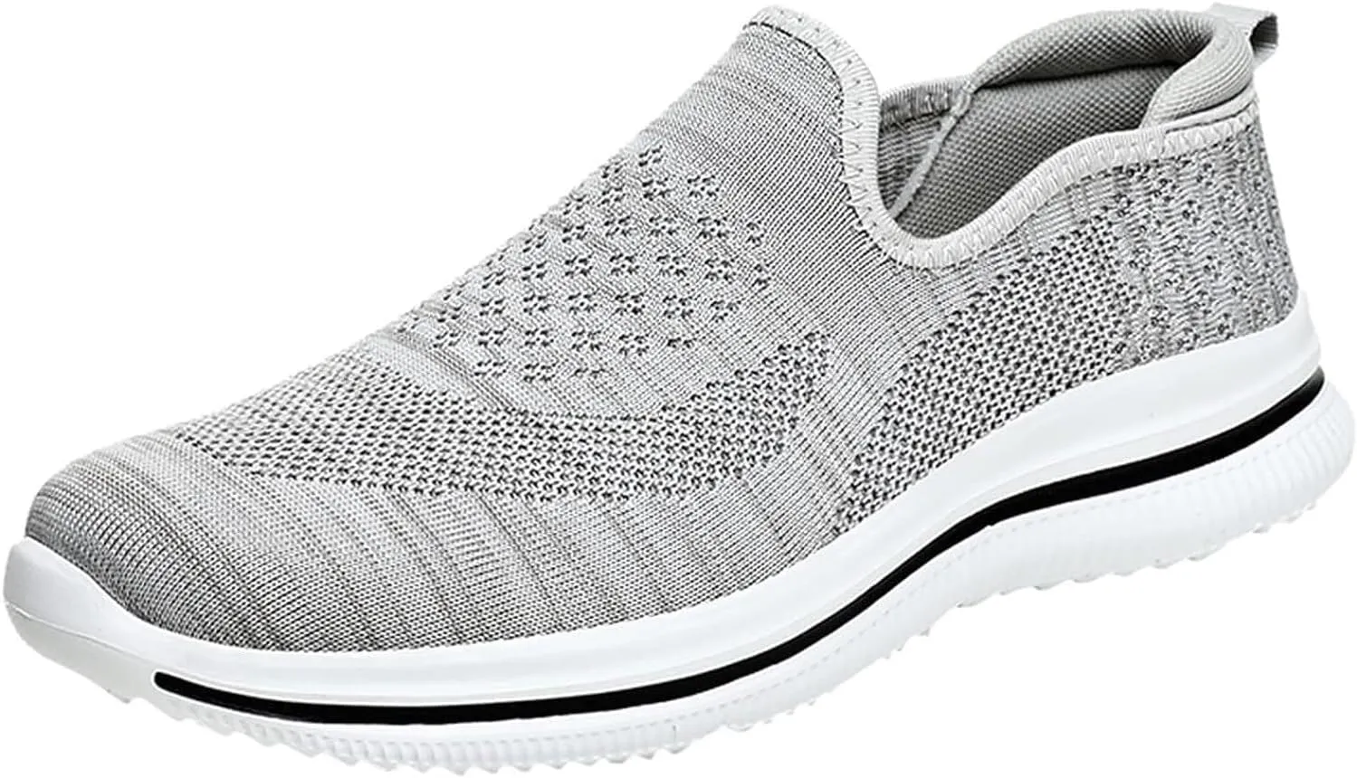 Men's Breathable Loafers Men's Casual Non-Slip Walking Shoes Slip On Comfortable Non-Slip Lightweight Casual Shoes