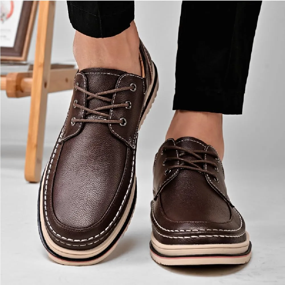 Mens Casual Oxfords Fashion Business Loafers Lightweight Soft Office Shoes Non-Slip Breathable Walking Shoes