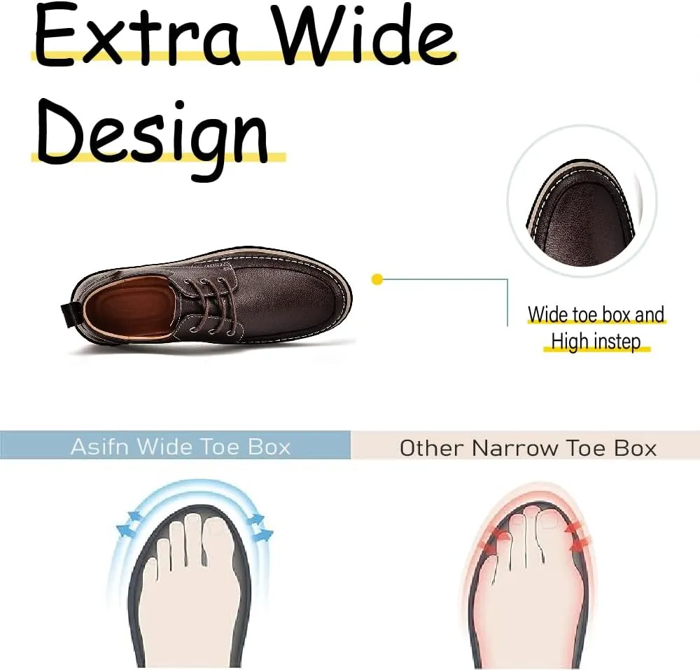 Mens Casual Oxfords Fashion Business Loafers Lightweight Soft Office Shoes Non-Slip Breathable Walking Shoes