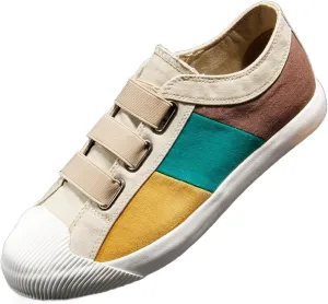 Men's Casual Slip On Loafers Canvas Walking Shoes Low Top Comfortable Breathable Sneakers