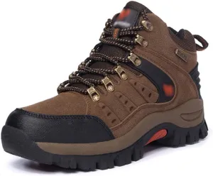 Men's Hiking Shoes, Hiking Shoes, Couple Style, High Top, Mountain Climbing, Breathable, Wear-Resistant, Outdoor Climbing (Color : Brown red, Size : 6.5)