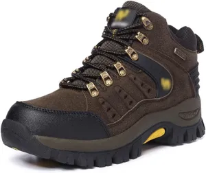 Men's Hiking Shoes, Hiking Shoes, Couple Style, High Top, Mountain Climbing, Breathable, Wear-Resistant, Outdoor Climbing (Color : Dark Green, Size : 10)