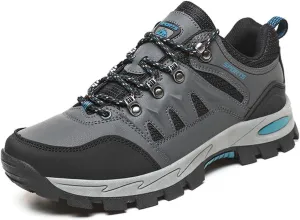 Men's Hiking Shoes Waterproof Anti Slip Hiking Boots Outdoor Lightweight Trekking Sneakers (E,6)