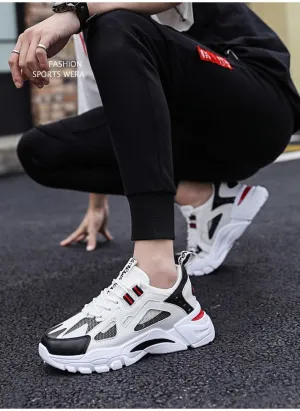 Men's Mesh Breathable Streetwear Shoes  Comfortable for Running, Climbing & Hiking with Lightweight Support