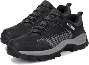 Men's Non-Slip Waterproof Hiking Shoes Outdoor Walking Sneakers Lightweight Non-Slip Trekking Training Walking Camping
