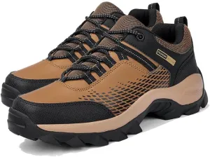 Men's Non-Slip Waterproof Hiking Shoes Outdoor Walking Sneakers Lightweight Non-Slip Trekking Training Walking Camping