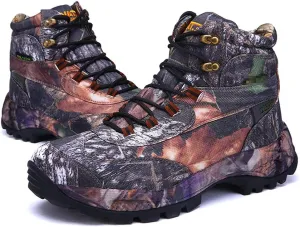 Mens Outdoor Hiking Tactical Boots, Winter Army Sport Trekking Climbing Athletic Camouflage Shoes