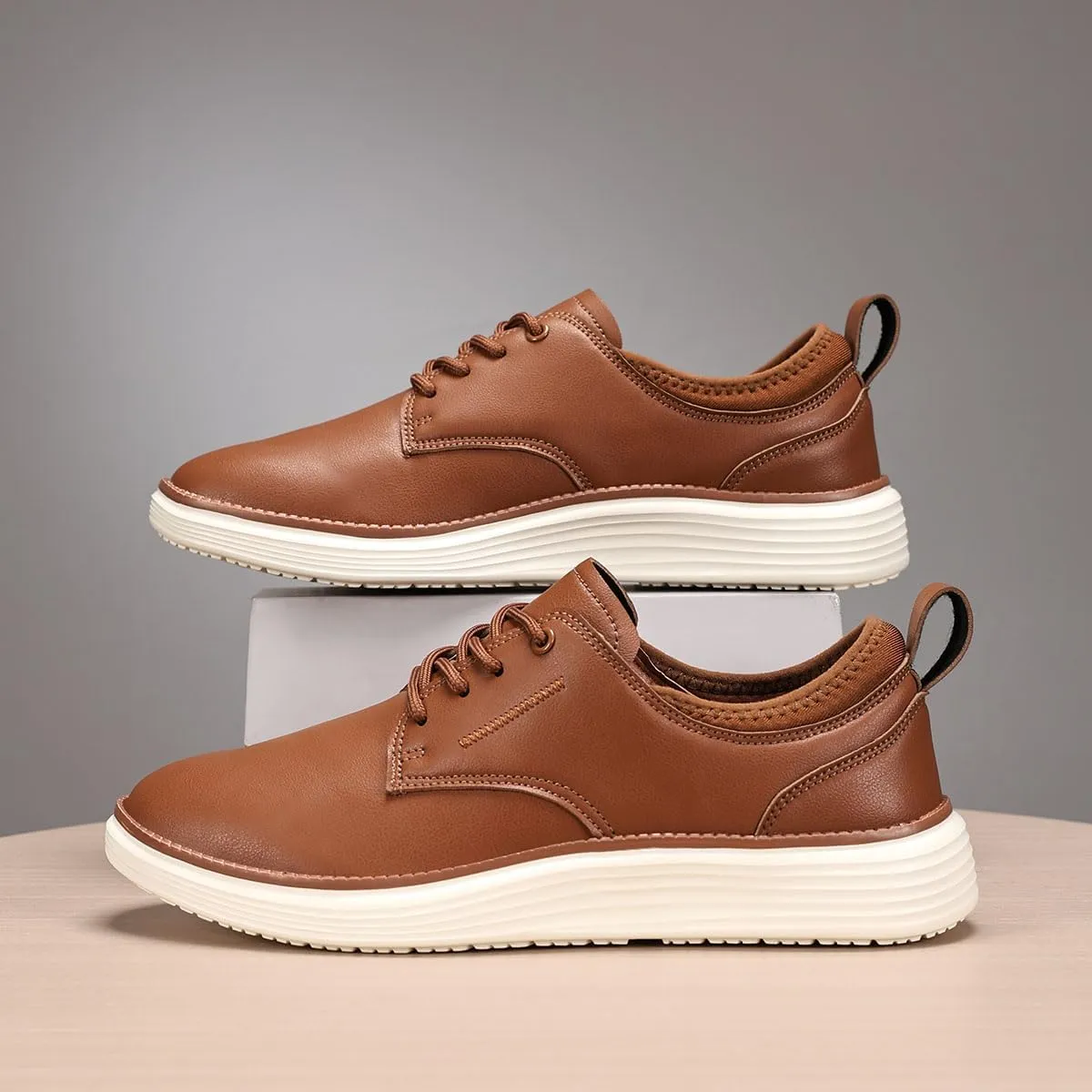 Men's Oxford Casual Dress Shoes Business Formal Sneakers Fashion Comfort Walking Shoes