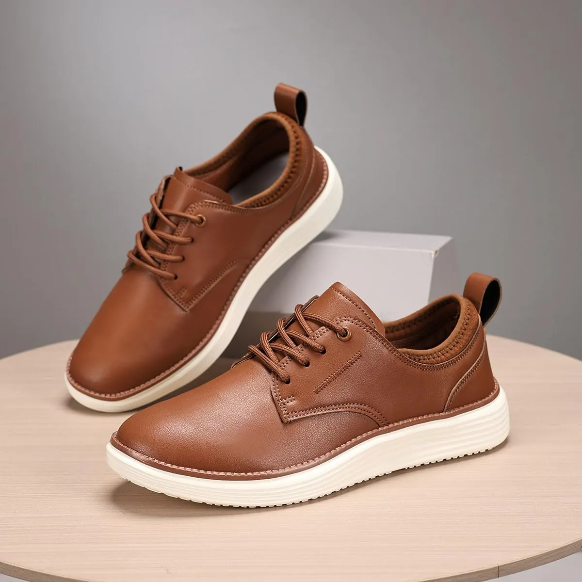 Men's Oxford Casual Dress Shoes Business Formal Sneakers Fashion Comfort Walking Shoes
