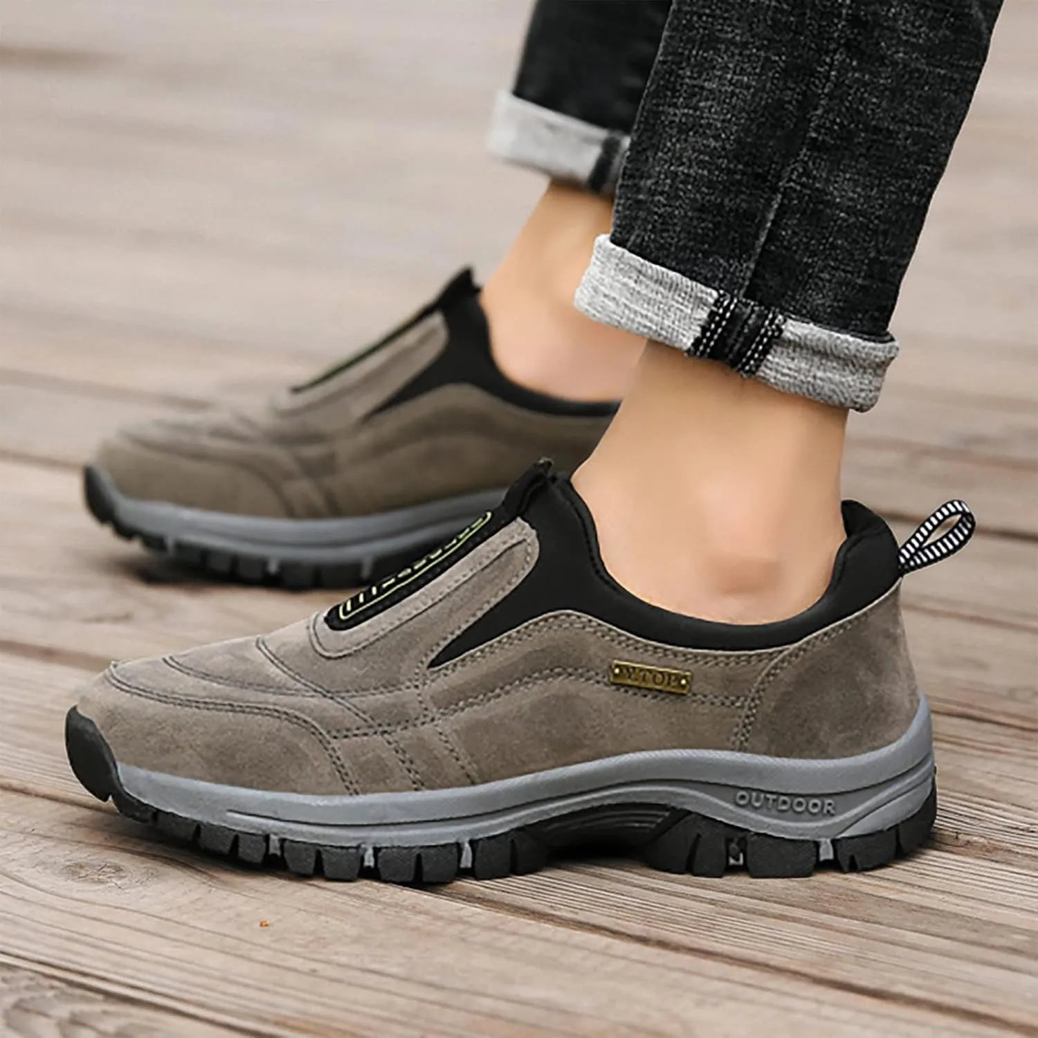 Men's Shoes Fashion Outdoor Country Climbing Shoes Breathable Casual Comfortable Sports Lightweight Hiking Shoes