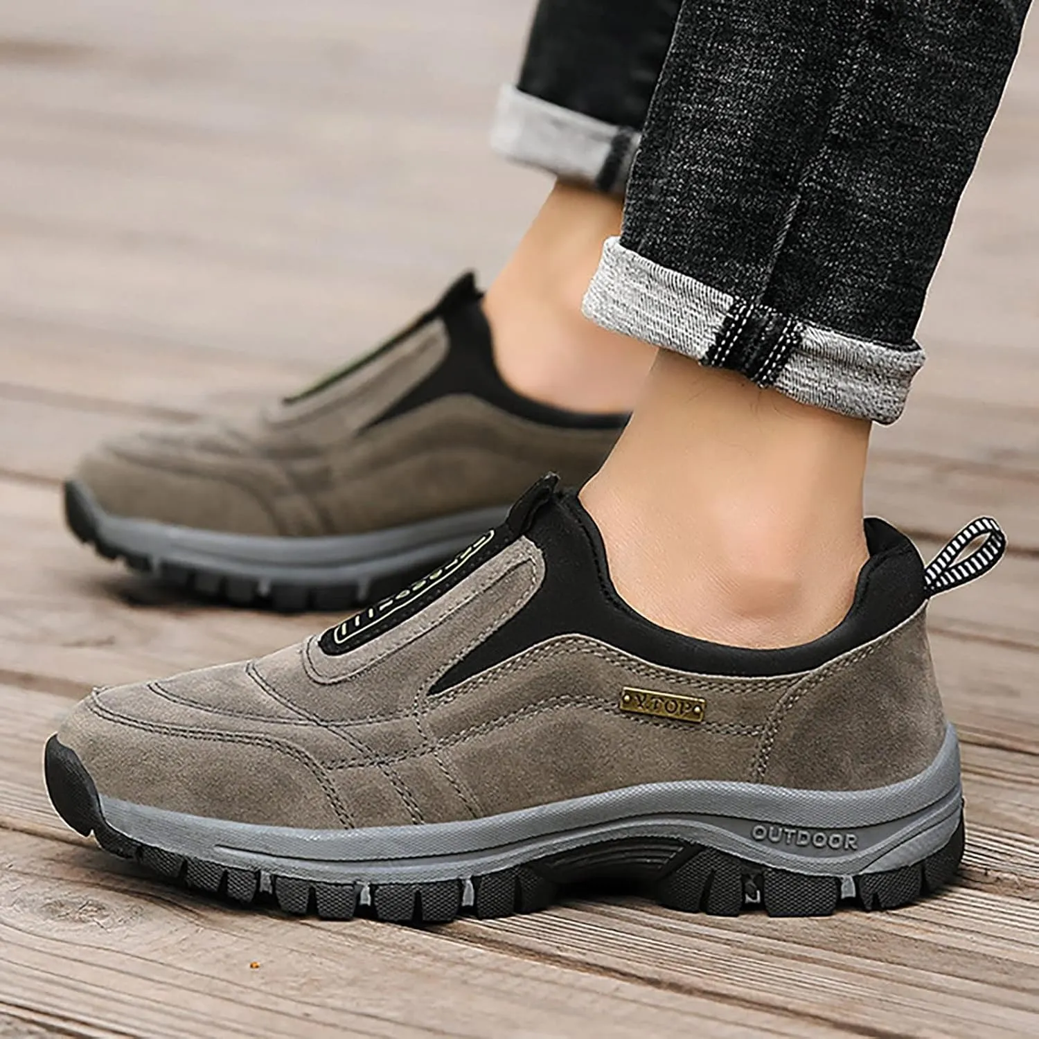 Men's Shoes Fashion Outdoor Country Climbing Shoes Breathable Casual Comfortable Sports Lightweight Hiking Shoes