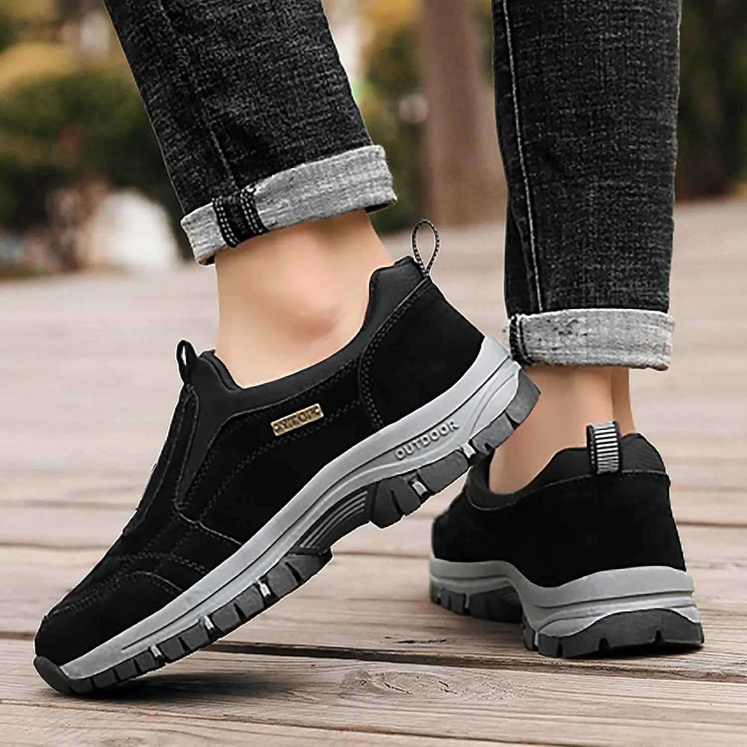 Men's Shoes Fashion Outdoor Country Climbing Shoes Breathable Casual Comfortable Sports Lightweight Hiking Shoes