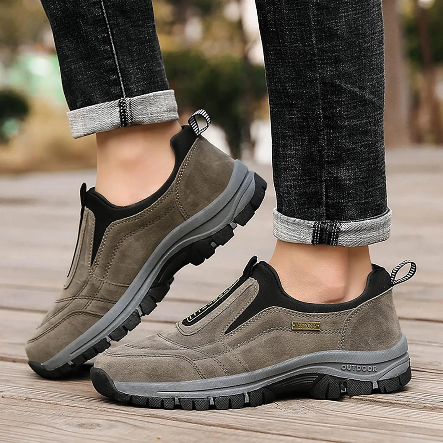 Men's Shoes Fashion Outdoor Country Climbing Shoes Breathable Casual Comfortable Sports Lightweight Hiking Shoes