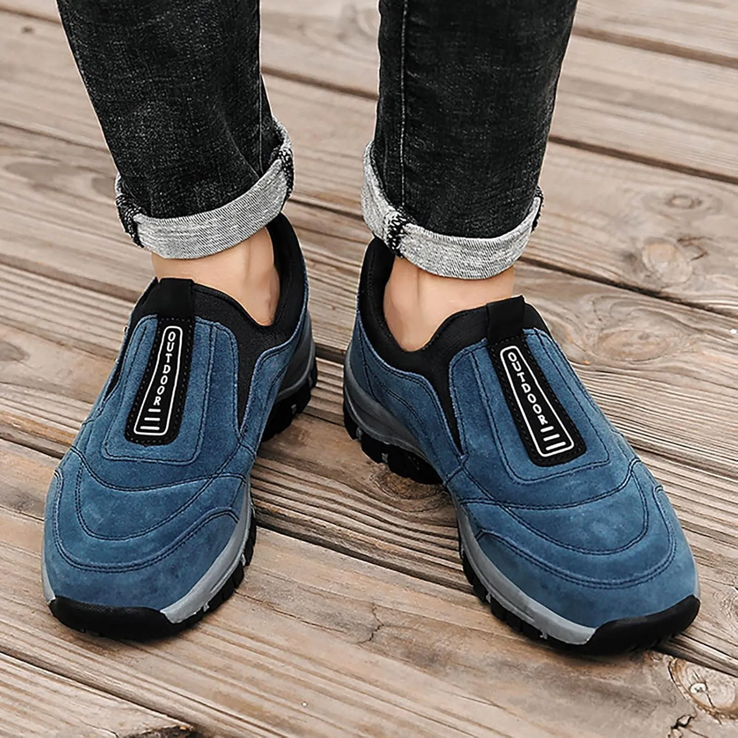 Men's Shoes Fashion Outdoor Country Climbing Shoes Breathable Casual Comfortable Sports Lightweight Hiking Shoes