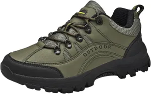 Mens Slip On Hiking Shoes Non Slip Tennis Running Shoes Outdoor Lightweight Breathable Comfortable Workout Sneakers