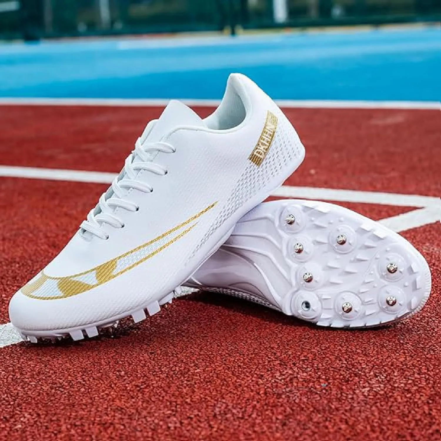 Men's Spikes Track and Field Shoes Outdoor Sprint Racing Running Jumping Traning Cleats