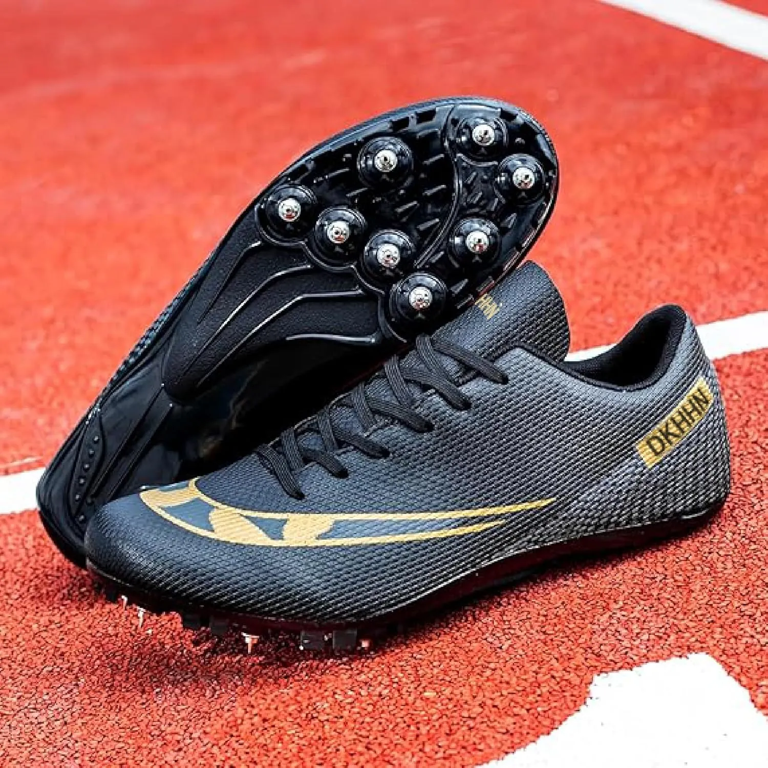 Men's Spikes Track and Field Shoes Outdoor Sprint Racing Running Jumping Traning Cleats