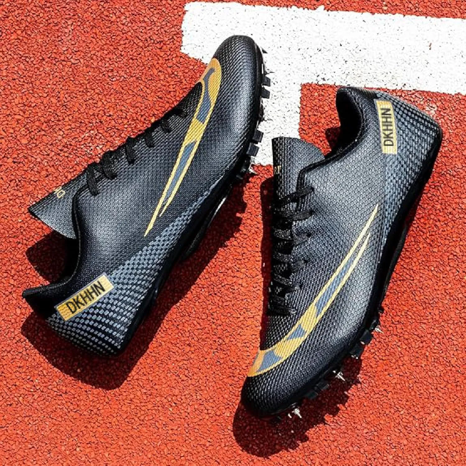 Men's Spikes Track and Field Shoes Outdoor Sprint Racing Running Jumping Traning Cleats