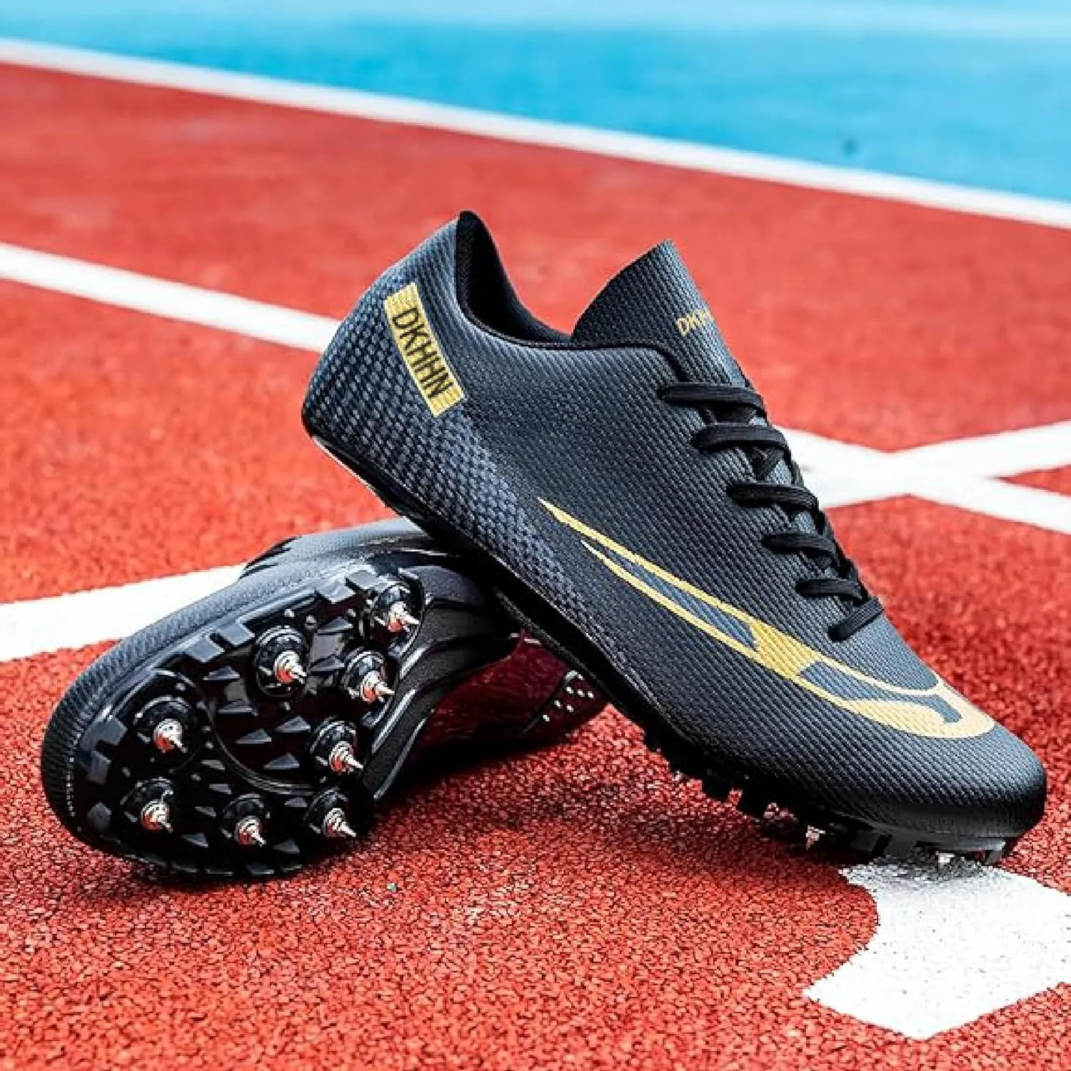 Men's Spikes Track and Field Shoes Outdoor Sprint Racing Running Jumping Traning Cleats