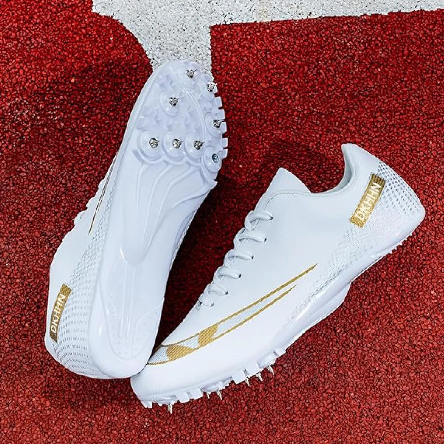 Men's Spikes Track and Field Shoes Outdoor Sprint Racing Running Jumping Traning Cleats