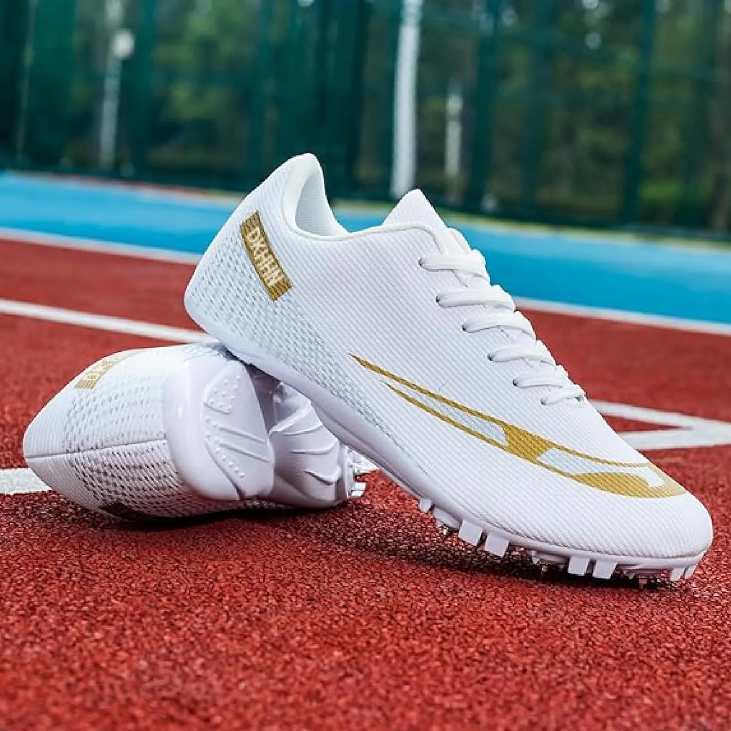 Men's Spikes Track and Field Shoes Outdoor Sprint Racing Running Jumping Traning Cleats