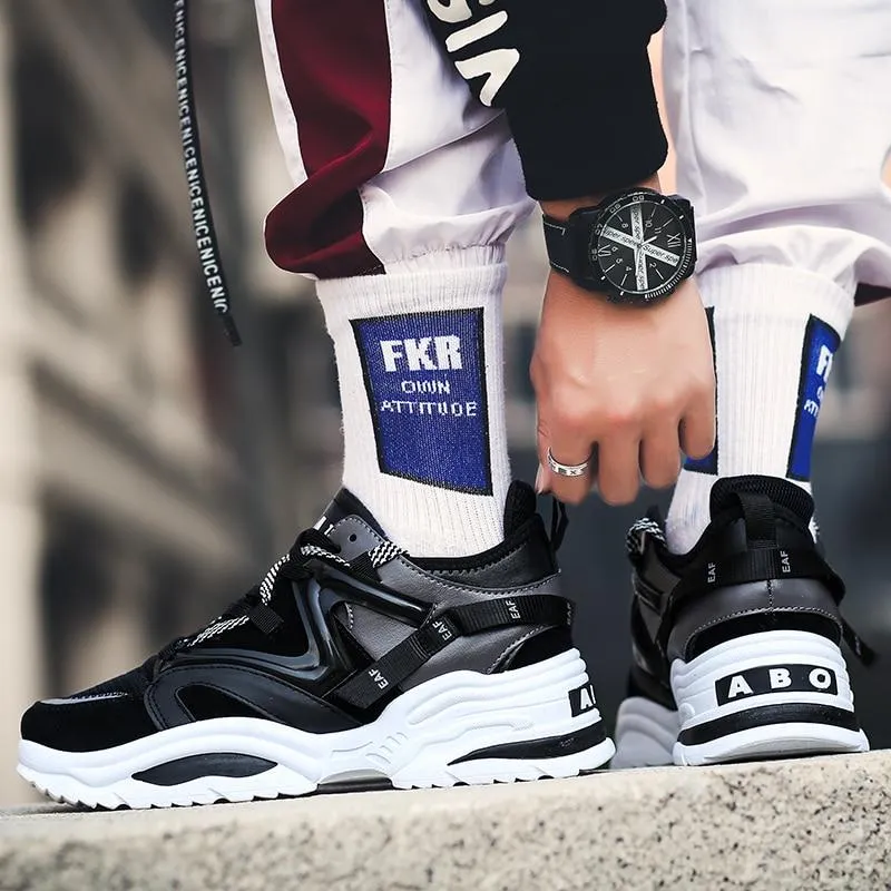 Men's Vintage Light Breathable Dad Sneakers