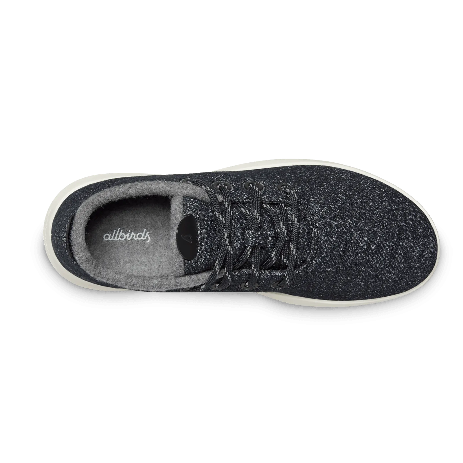 Men's Wool Runner Mizzles - Dark Grey (Natural White Sole)