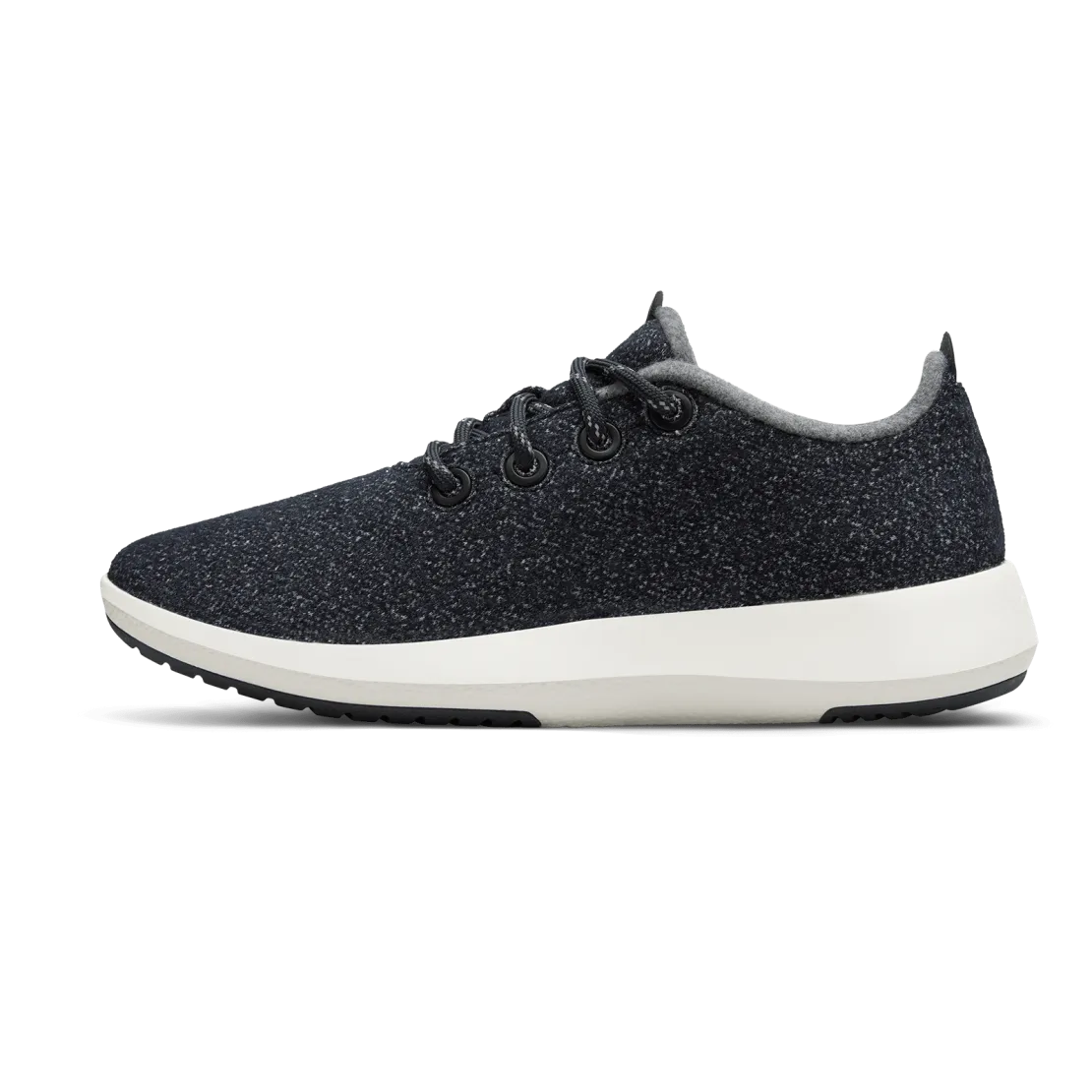 Men's Wool Runner Mizzles - Dark Grey (Natural White Sole)