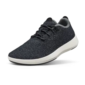 Men's Wool Runner Mizzles - Dark Grey (Natural White Sole)