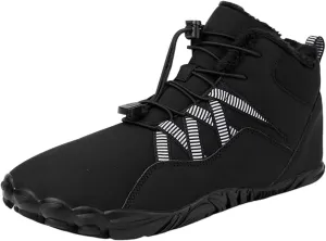 Mens Work Boots Wide Width Hiking Sneakers Women's Slip On Warm Safety Shoes for Women Non Slip Slip On Platform Shoes Lightweight Comfortable Hike Grounded Footwear