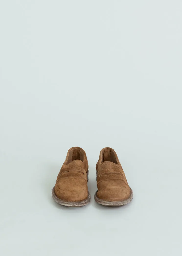 MOMA Brown Suede Loafer