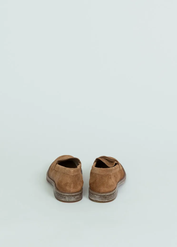 MOMA Brown Suede Loafer