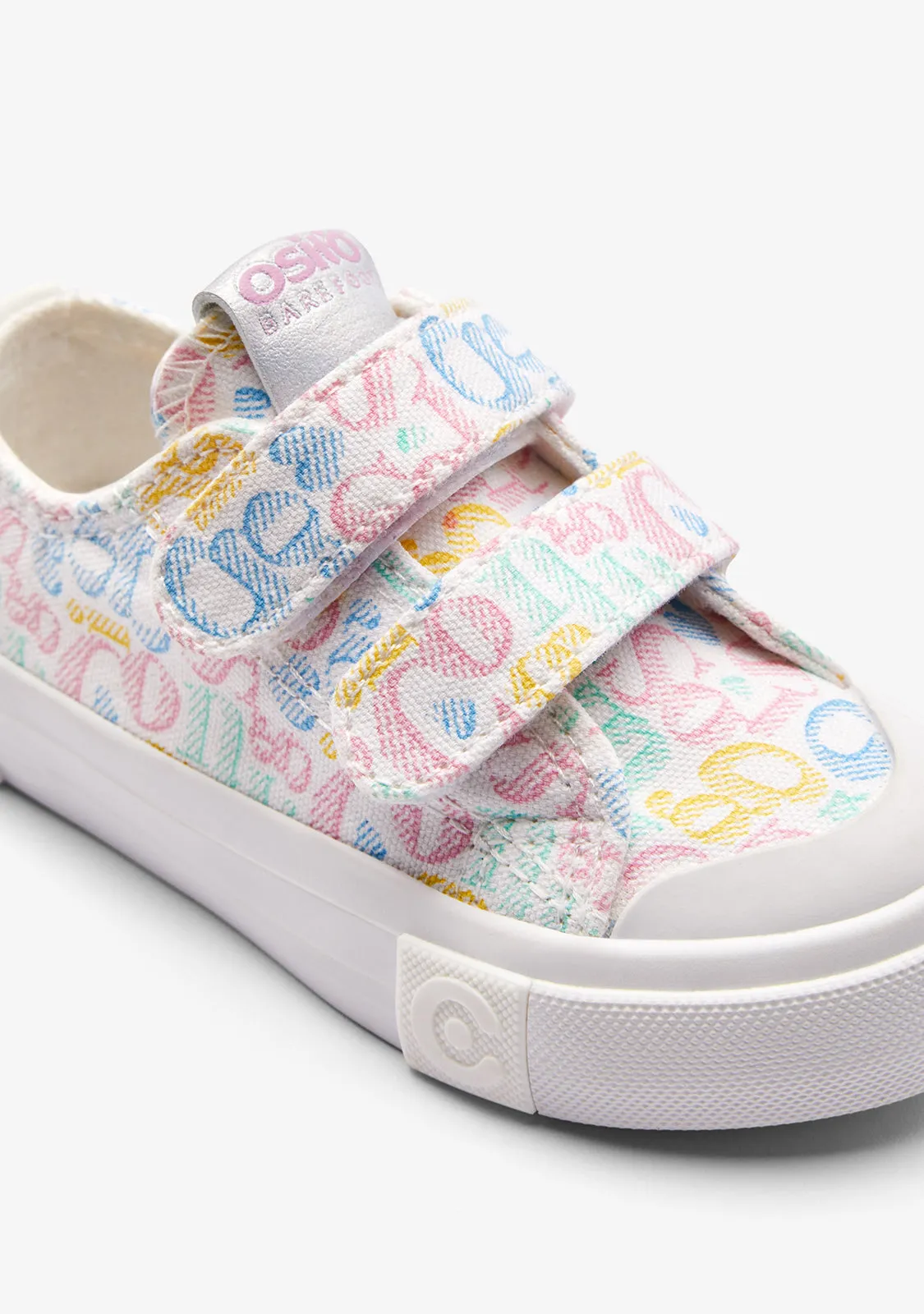 Multi Letter Strap Sneakers