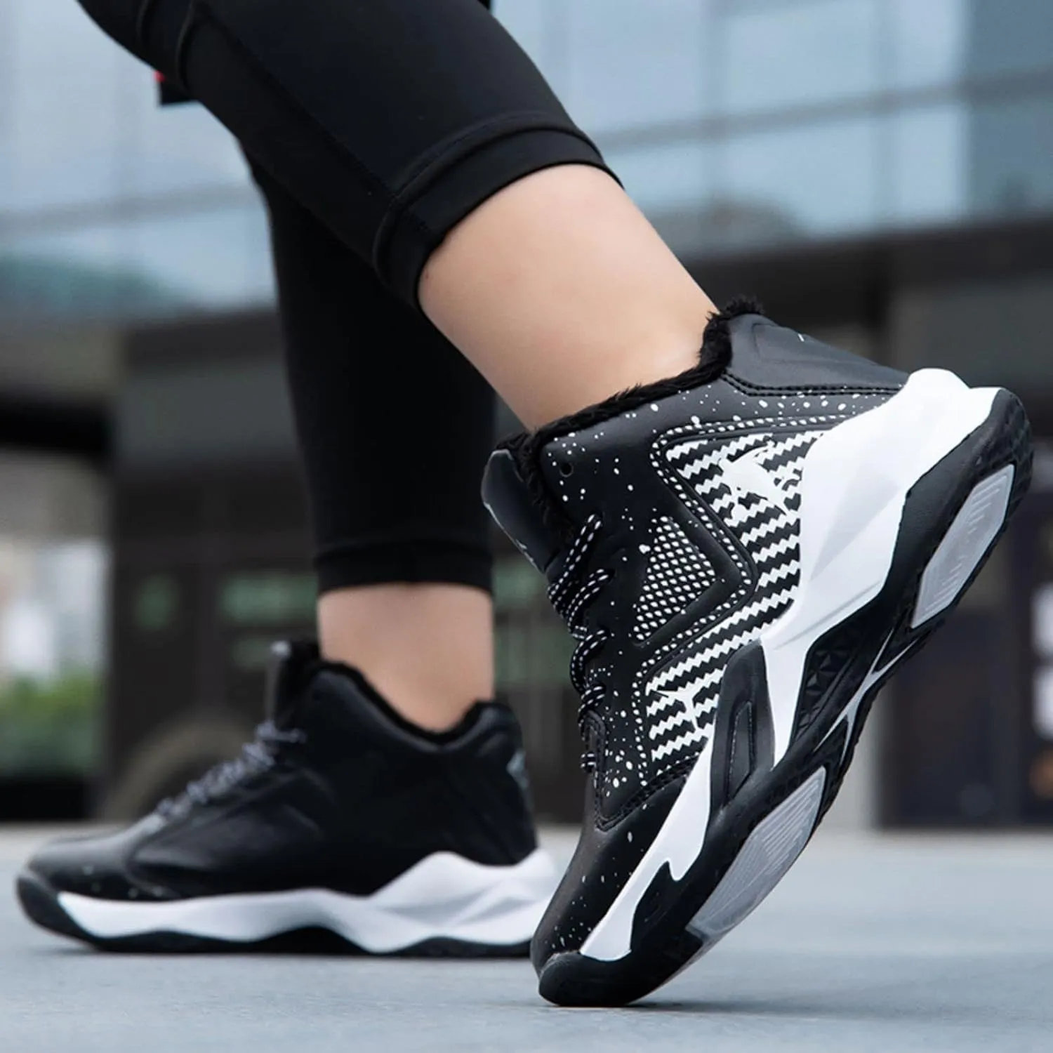 New Children's Non Slip high top Basketball Shoes