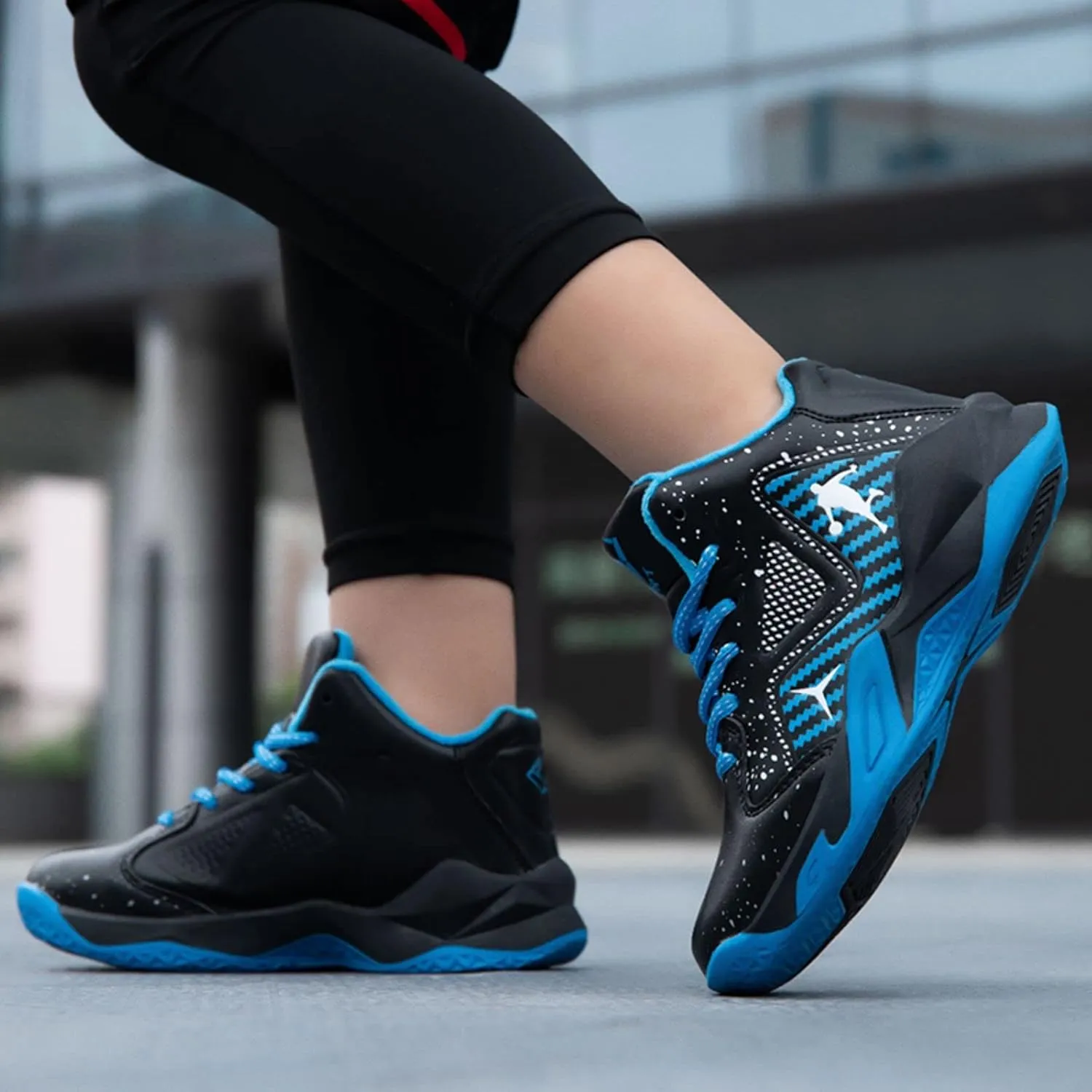 New Children's Non Slip high top Basketball Shoes