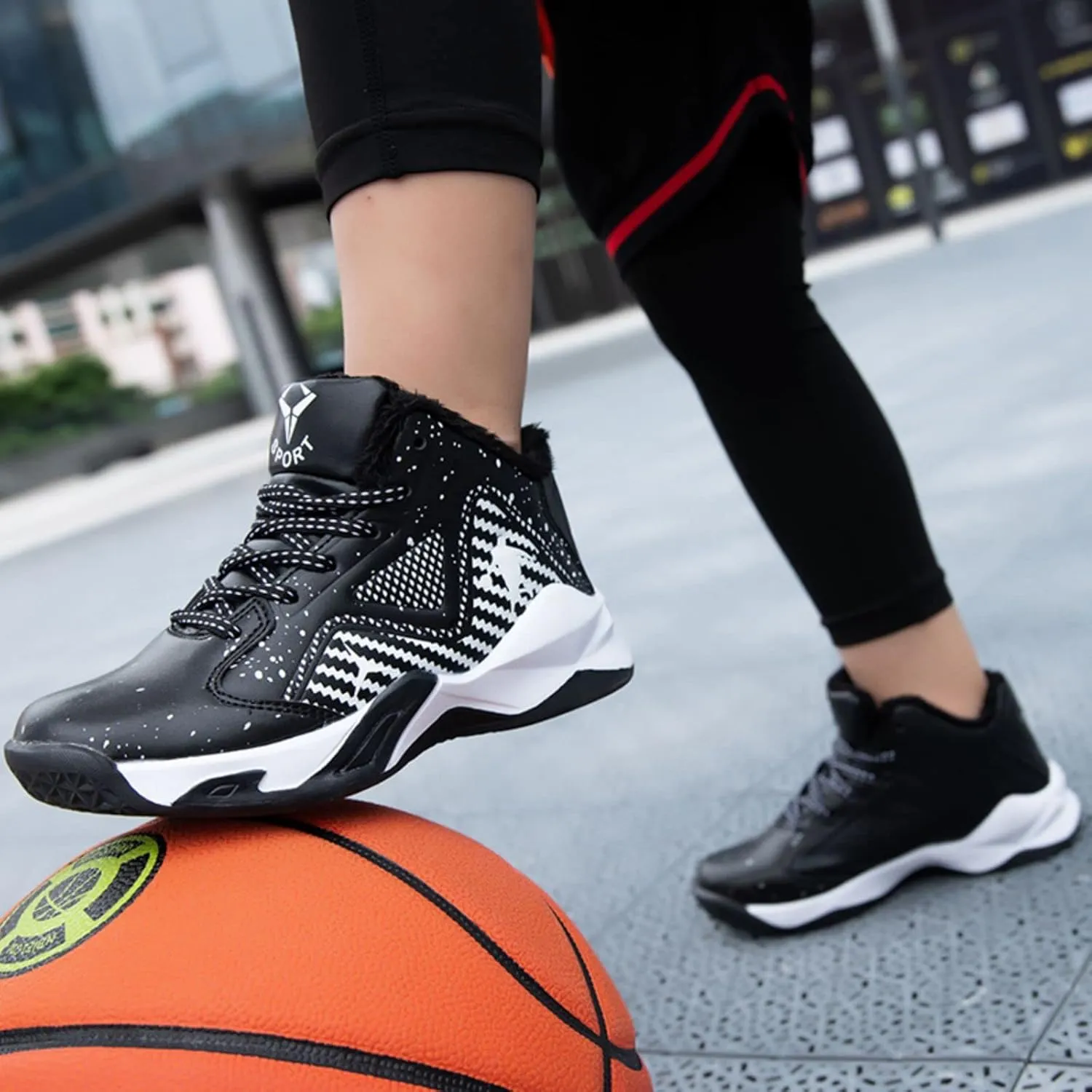 New Children's Non Slip high top Basketball Shoes