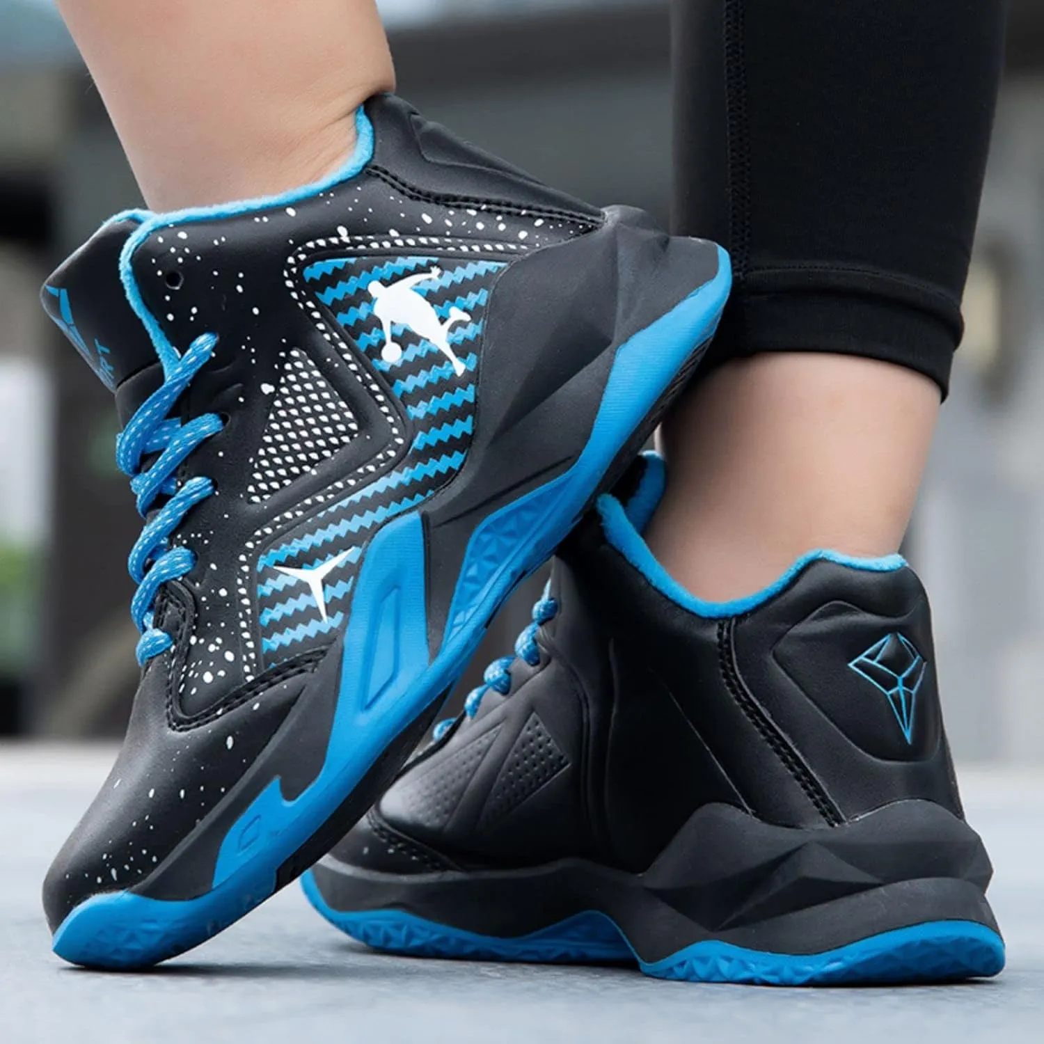 New Children's Non Slip high top Basketball Shoes