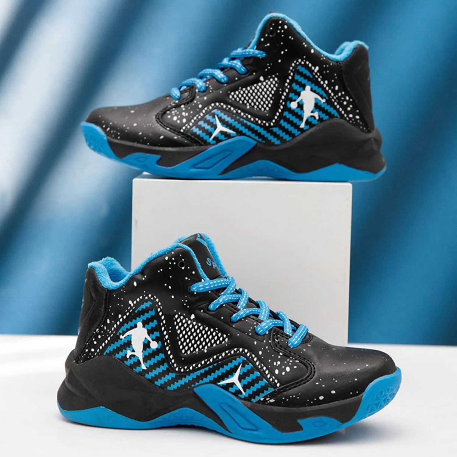 New Children's Non Slip high top Basketball Shoes