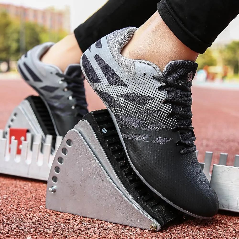 New Track and Field Shoes for Men Women Kids Boys Girls 8 Spikes 100-400 Meter Running Racing Shoes Professional Sprint Sport Sneakers