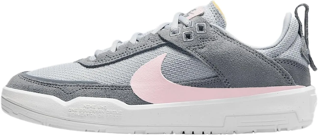 Nike SB Day One Big Kids' Skate Shoes (FN4210-003, Cool Grey/Wolf Grey/Pure Platinum/Pink Foam)