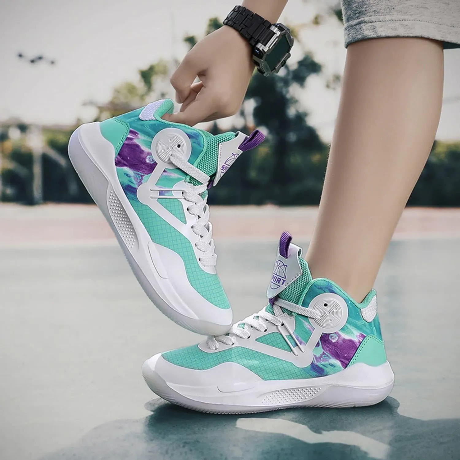 Non Slip Children's Basketball Shoes Casual Sports Shoes
