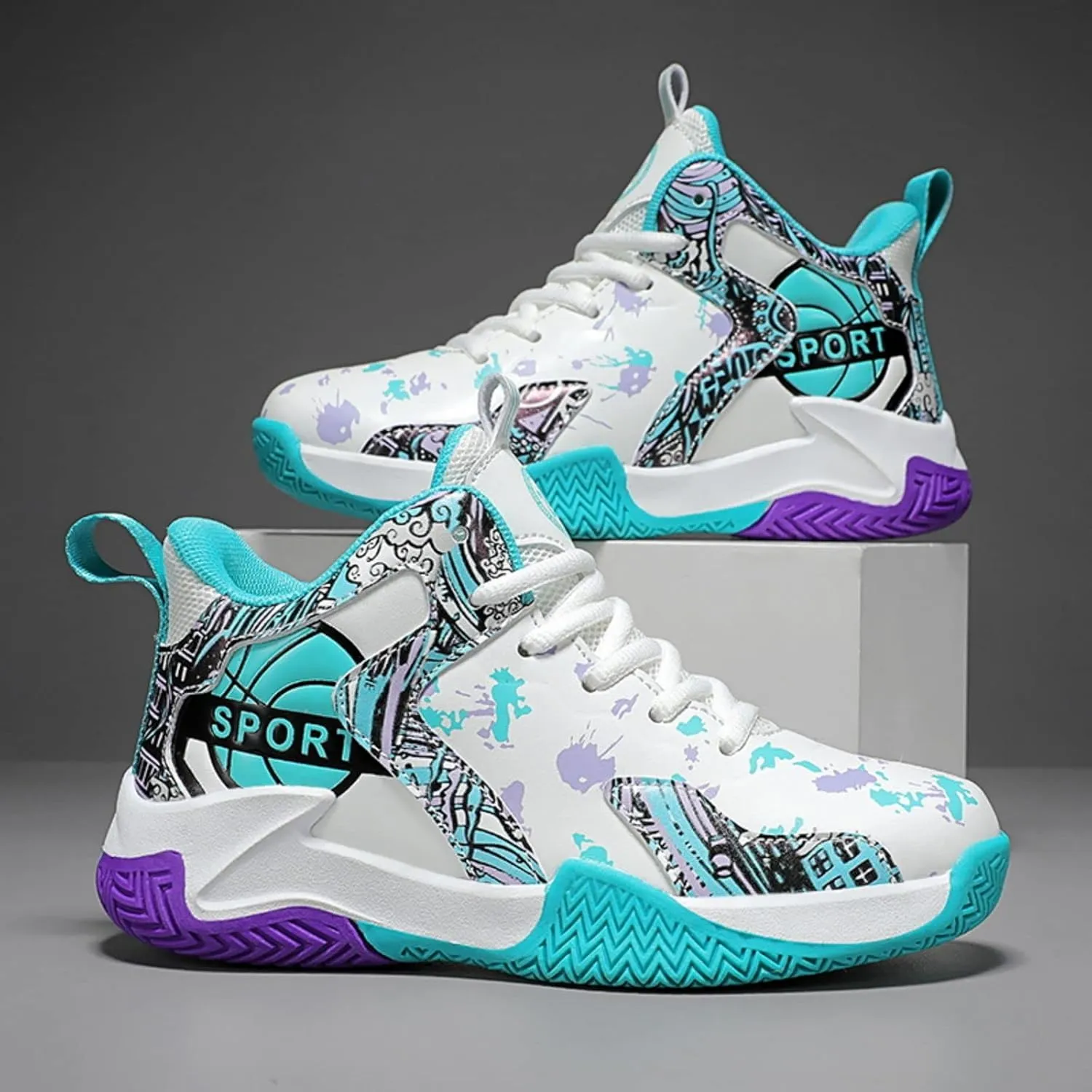 Non Slip Children's Sports Basketball Shoes