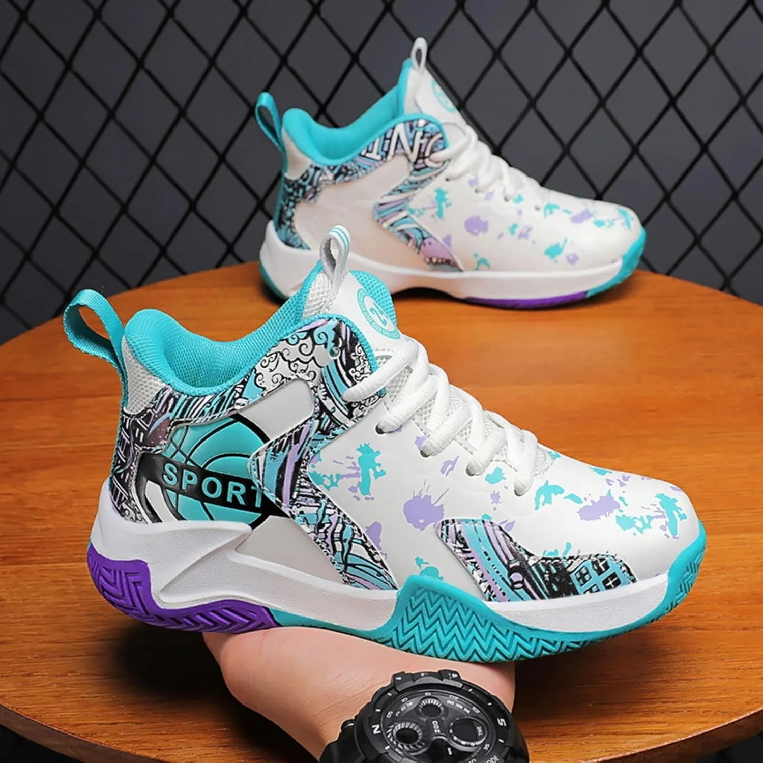 Non Slip Children's Sports Basketball Shoes
