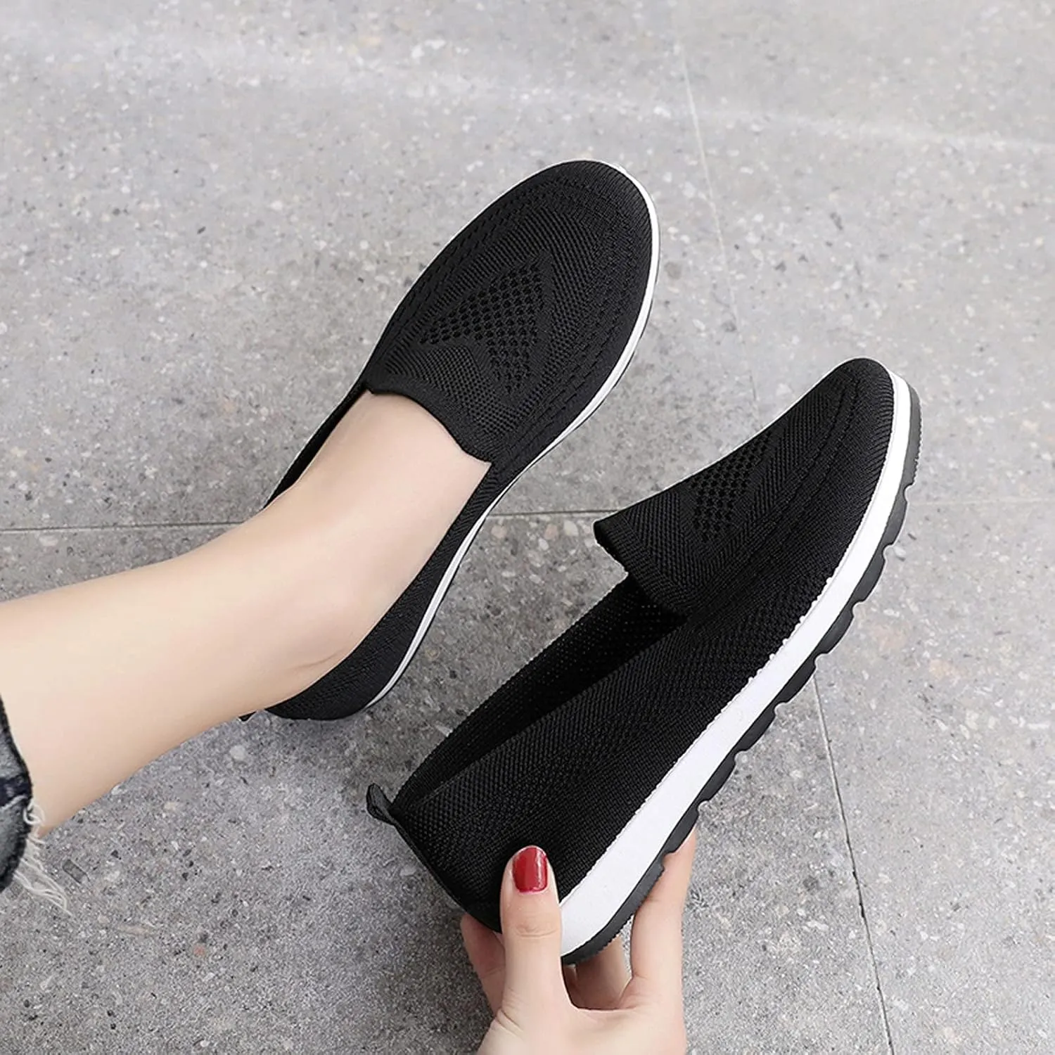 Non Slip Comfortable Fashion Sneakers for Women Non Slip Comfortable Fashion Tennis Shoes Low Top Tennis Shoe
