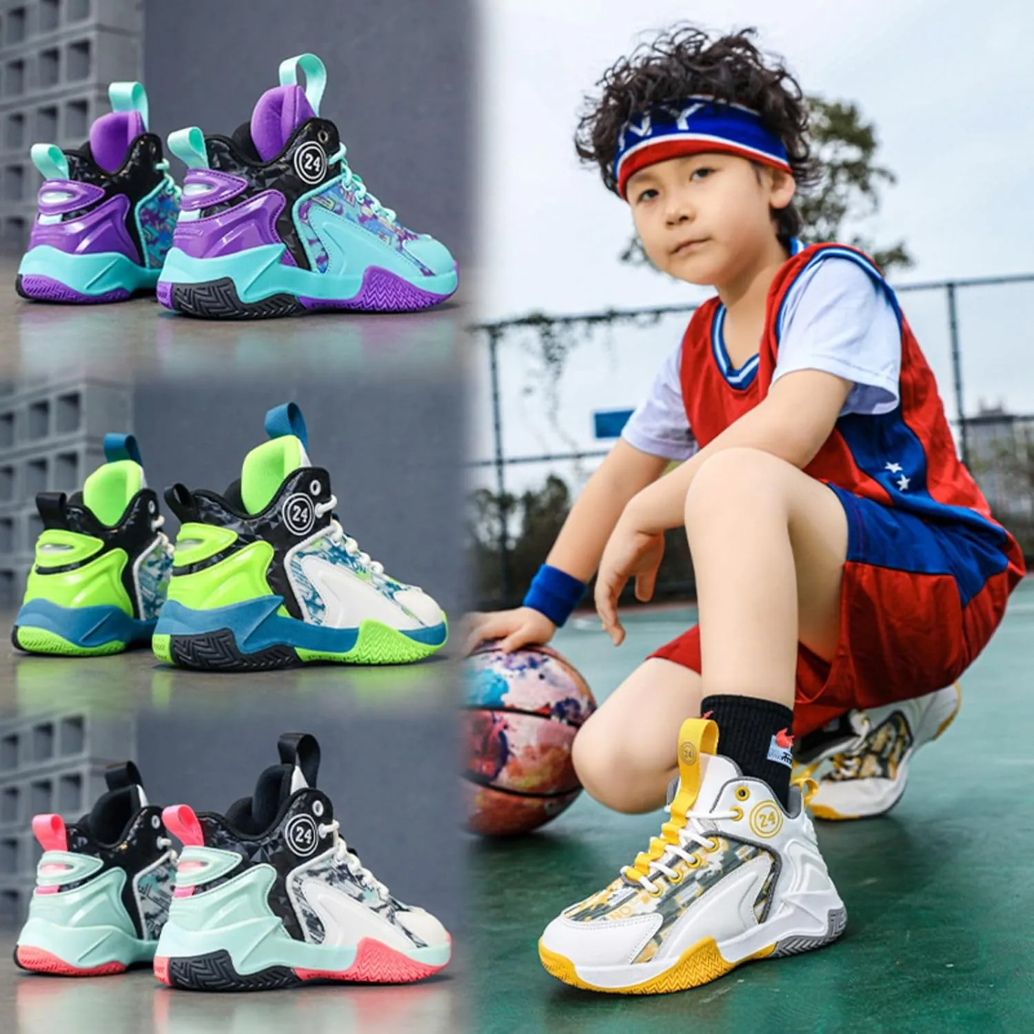 Non Slip wear-Resistant Sports Basketball Shoes
