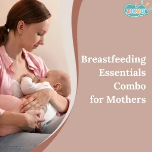 Nursing/Breastfeeding Essentials Combo for Mothers (Nursing Bra   Nursing Pads   Nursing Pillow   Nursing Cover)
