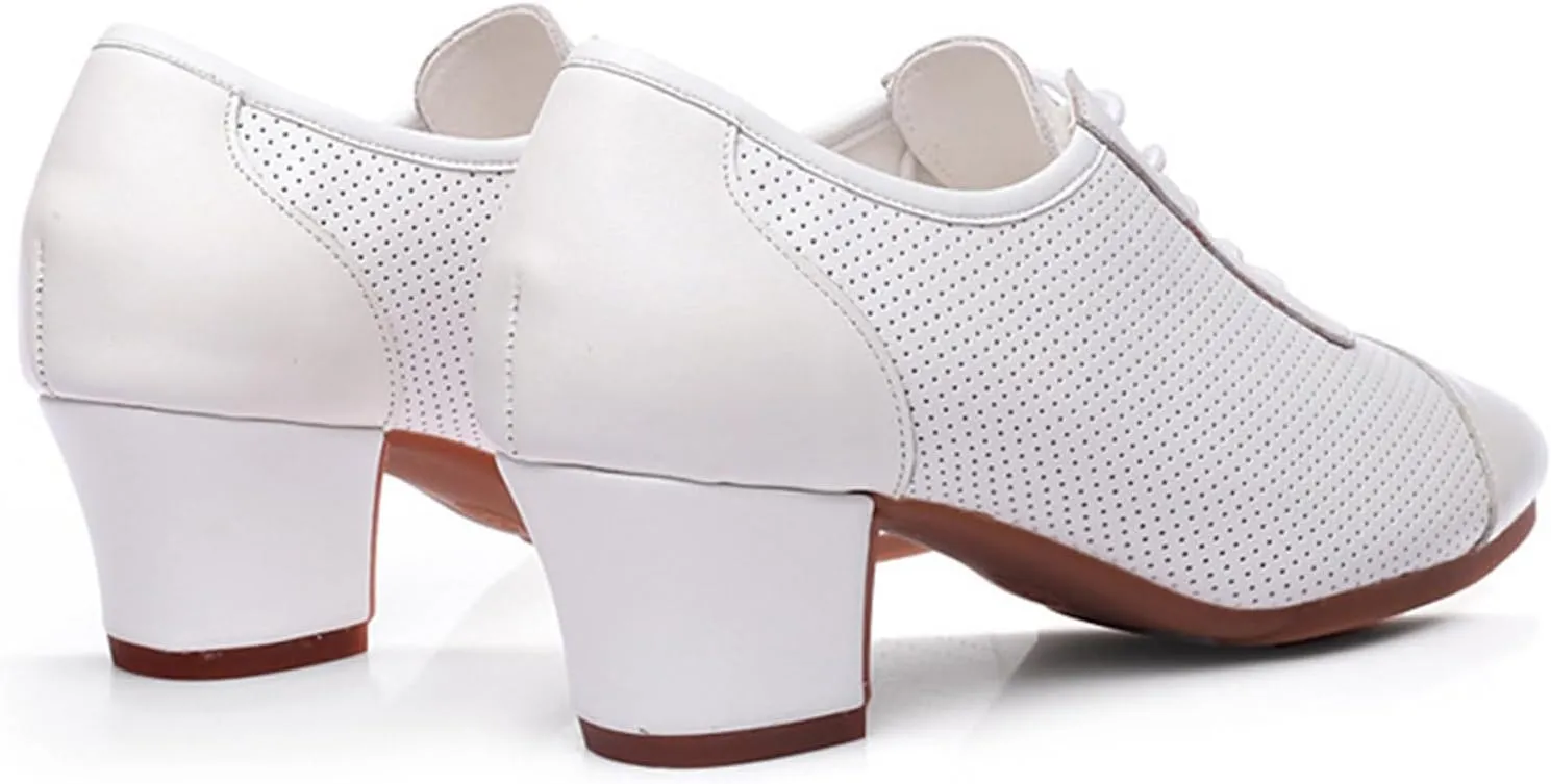 ONAIC Womens Ballroom Practice Shoes Latin Salsa Dance Shoes Professional Dancing Shoes for Social Dance Beginner