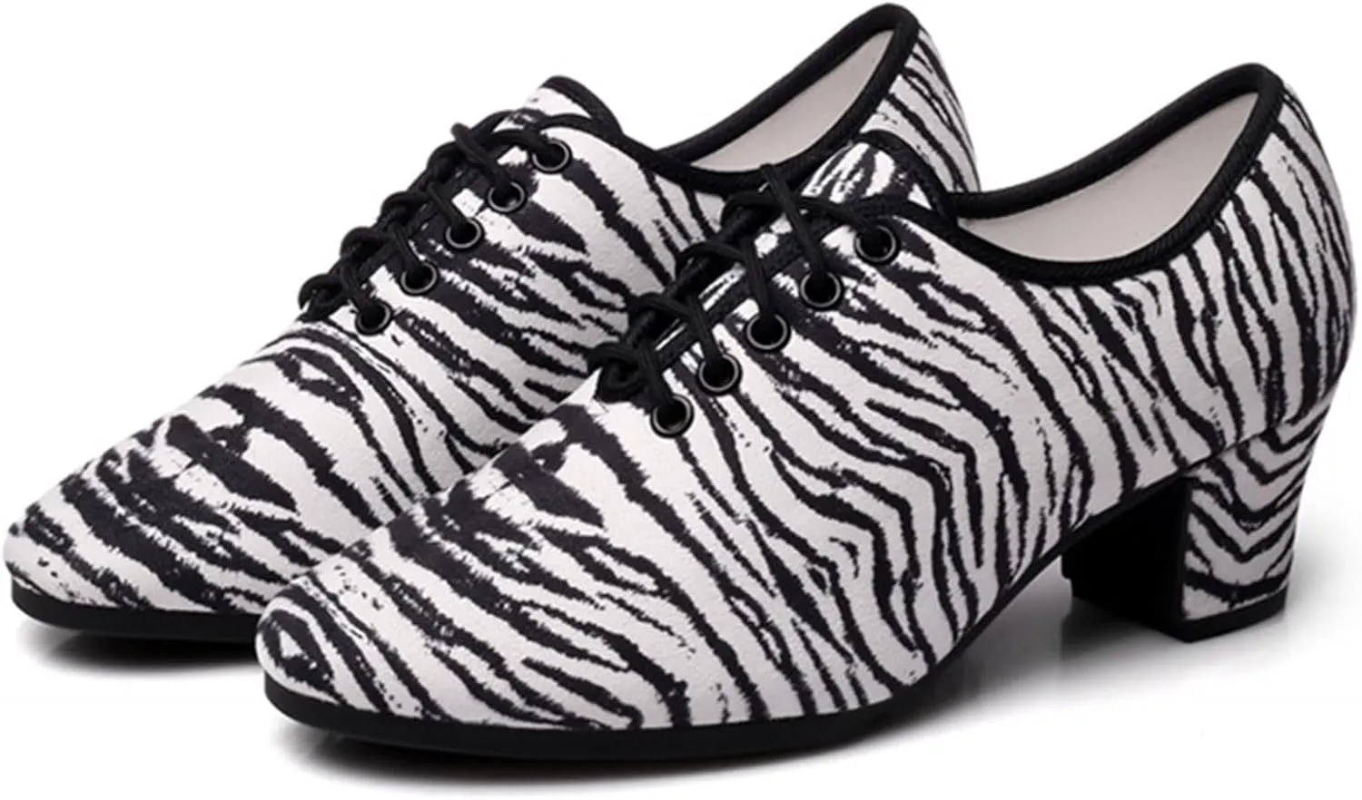 ONAIC Womens Latin Practice Dance Shoes Lace Up Salsa Tango Ballroom Dance Practice Shoes Teaching Dancing Shoes